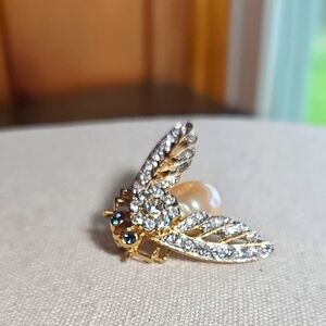 Vintage Carolee Signed Insect Brooch